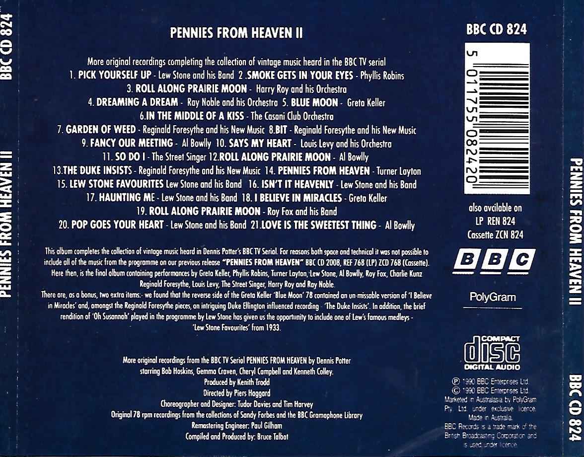 Back cover of BBCCD824